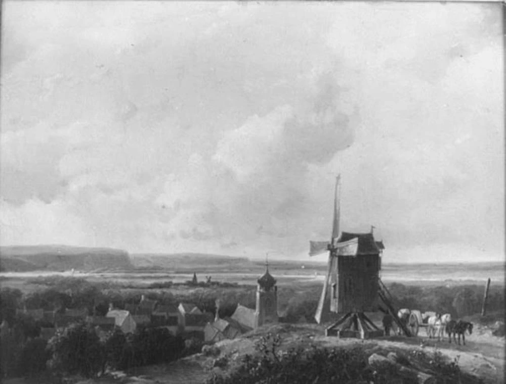 Paesaggio con mulino - Instituut Collectie Nederland